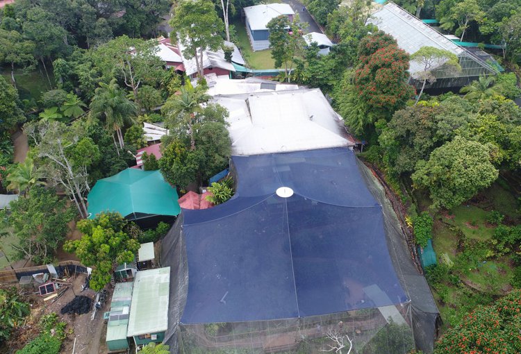 cairns commercial shade sails Birdworld Kuranda