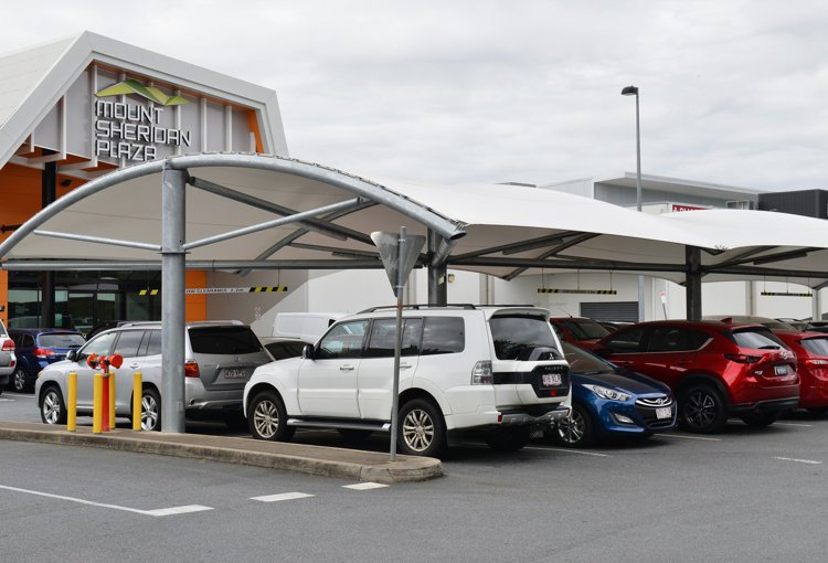 cairns commercial shade sails Mount Sheridan Shopping Centre